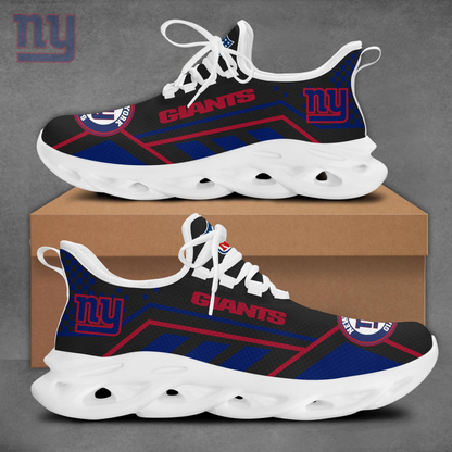 LIMITED EDITION - NEW CUSTOMIZED NFL32 NYG NEW YORK GIANTS MAX SOUL SHOES
