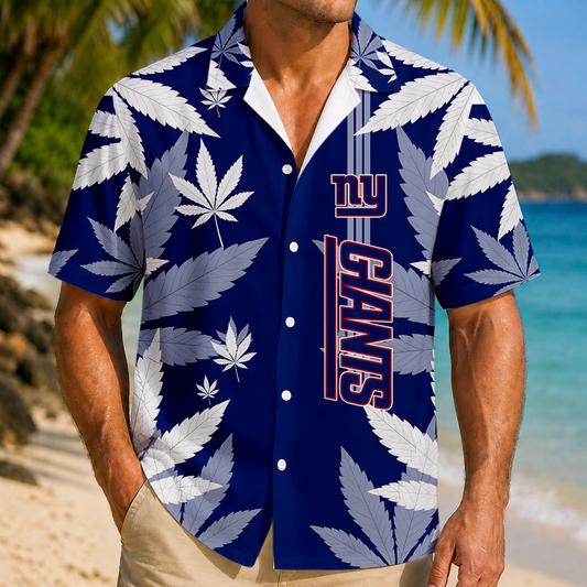 FINAL SALE - NEW CUSTOMIZED NFL32 NYG NEW YORK GIANTS UNISEX HAWAIIAN SHIRT