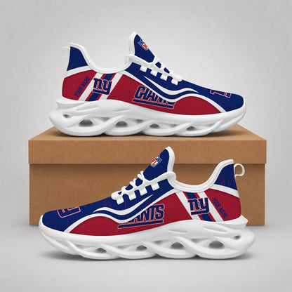 LIMITED EDITION - NEW CUSTOMIZED NFL32 NYG NEW YORK GIANTS MAX SOUL SHOES