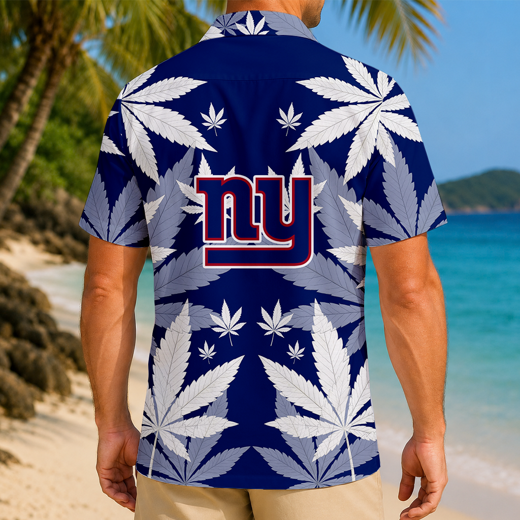 FINAL SALE - NEW CUSTOMIZED NFL32 NYG NEW YORK GIANTS UNISEX HAWAIIAN SHIRT