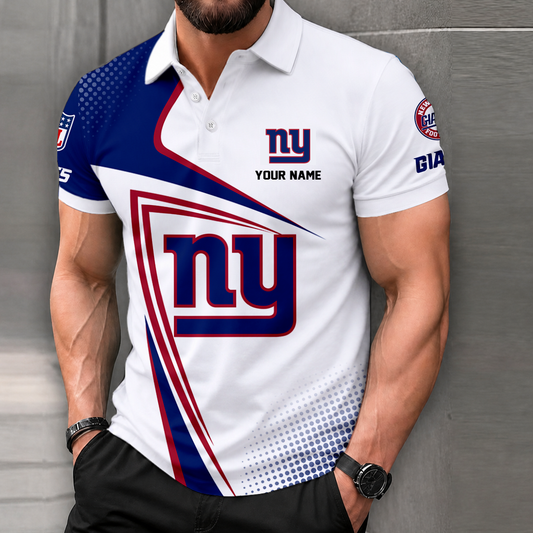 FINAL SALE - NEW CUSTOMIZED NFL32 NYG NEW YORK GIANTS T-SHIRT, POLO SHIRT, ZIP POLO SHIRT, SWEATSHIRT, HOODIE & ZIP HOODIE