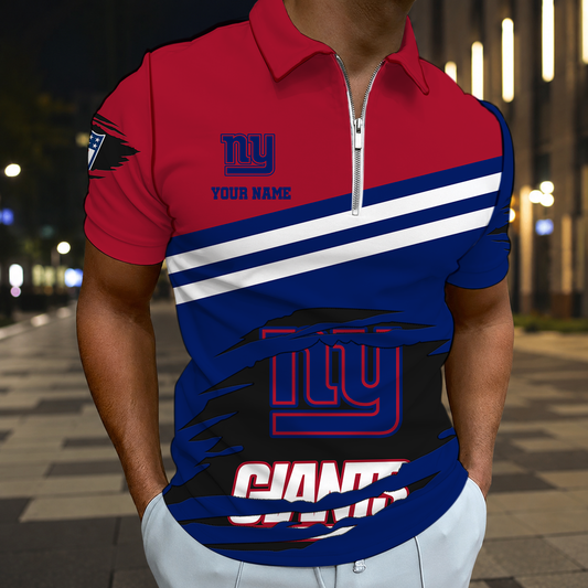FINAL SALE - NEW CUSTOMIZED NFL32 NYG NEW YORK GIANTS T-SHIRT, POLO SHIRT, ZIP POLO SHIRT, SWEATSHIRT, HOODIE & ZIP HOODIE