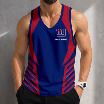 LIMITED EDITION - NEW CUSTOMIZED NFL32 NYG NEW YORK GIANTS TANK TOP