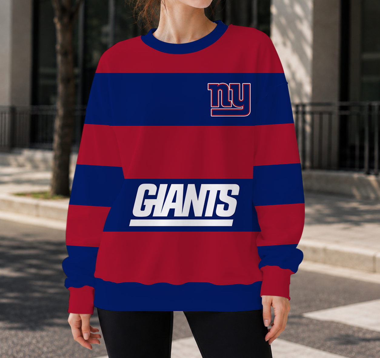 HOT DEAL- NEW CUSTOMIZED NFL32 NYG NEW YORK GIANTS UNISEX SWEATSHIRT