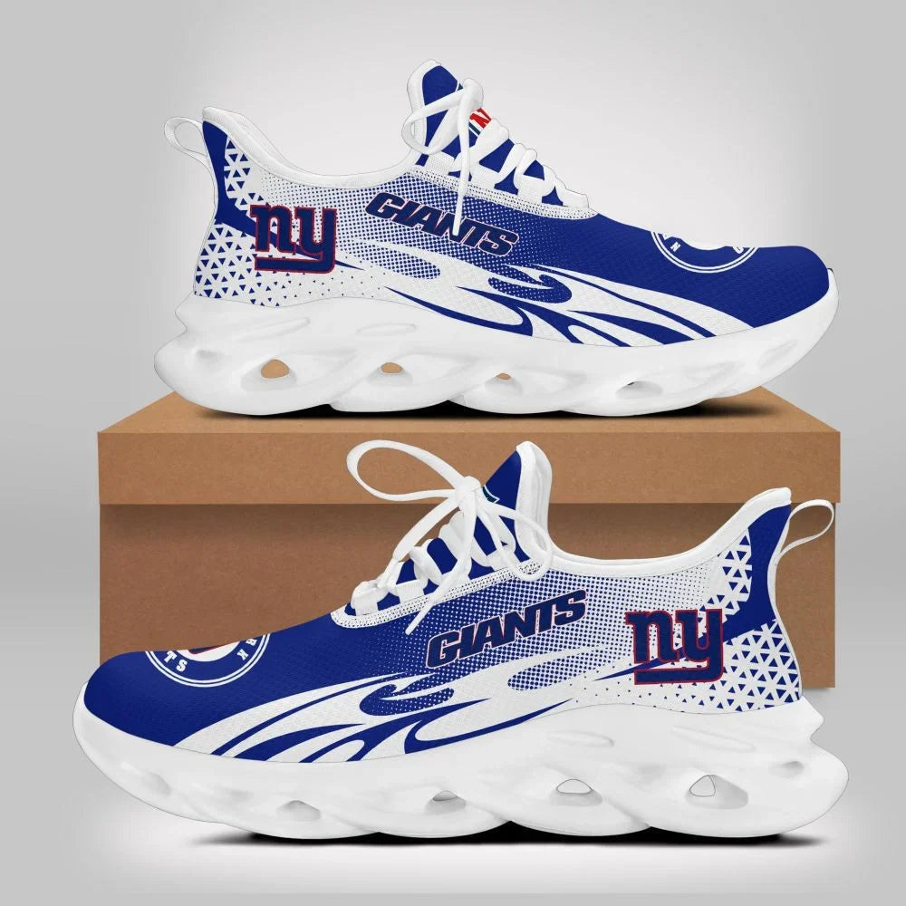 VIRAL EDITION - NEW CUSTOMIZED NFL32 NYG NEW YORK GIANTS UNISEX MAX SOUL SHOES