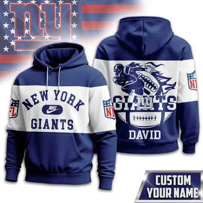 VIRAL EDITION - NEW CUSTOMIZED NFL32 NYG NEW YORK GIANTS T-SHIRT, POLO SHIRT, ZIP POLO SHIRT, SWEATSHIRT, HOODIE & ZIP HOODIE
