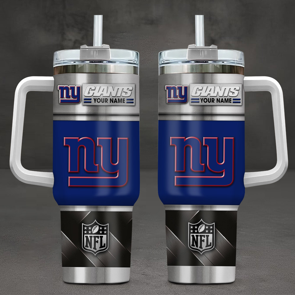 FINAL SALE - NEW CUSTOMIZED NFL32 NYG NEW YORK GIANTS TUMBLER CUP