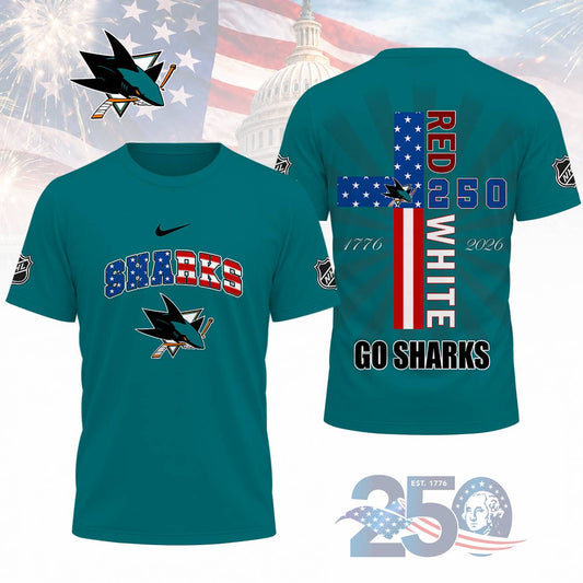 FINAL SALE - NEW CUSTOMIZED NHL32 SJS SAN JOSE SHARKS T-SHIRT, POLO SHIRT, ZIP POLO SHIRT, SWEATSHIRT, HOODIE & ZIP HOODIE
