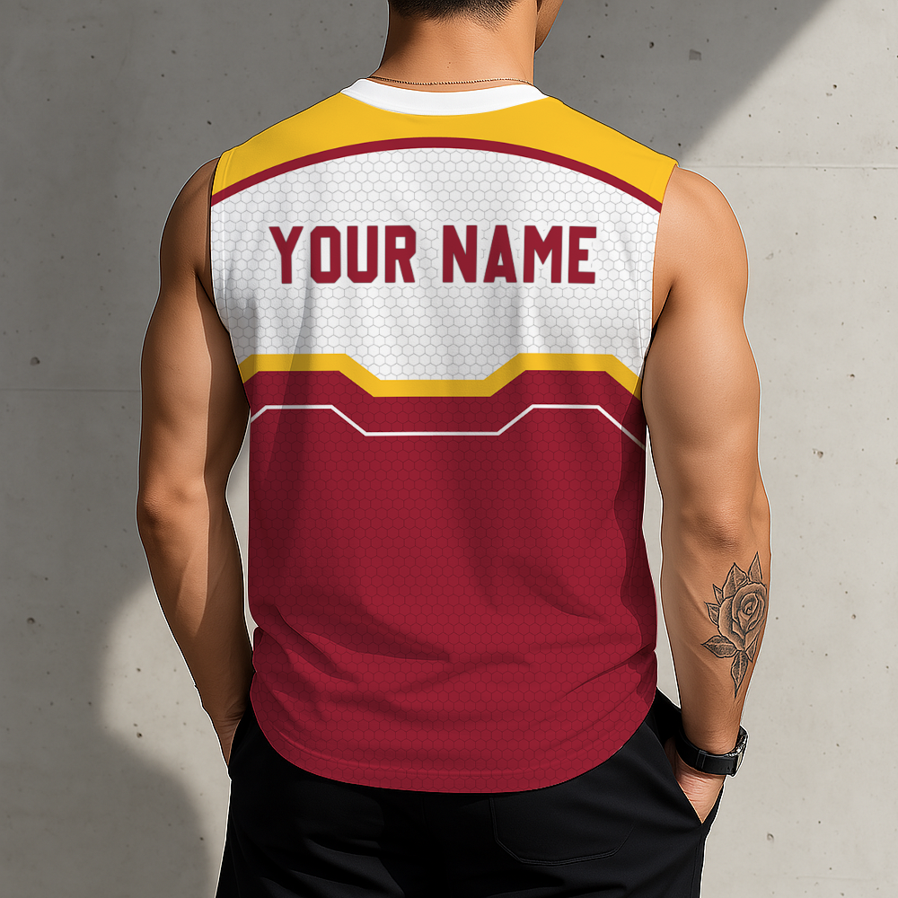 SPECIAL EDITION - NEW CUSTOMIZED NCAA FBS32 USC USC TROJANS MEN'S GYM SHIRT