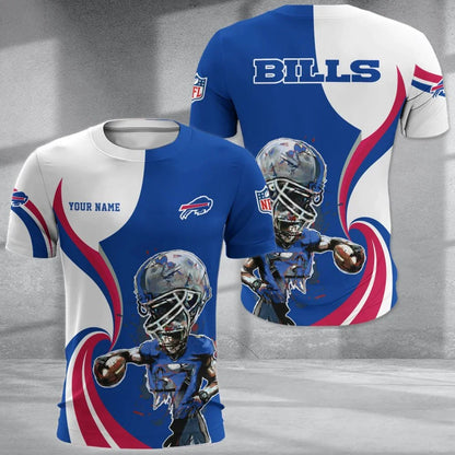 SPECIAL EDITION - NEW CUSTOMIZED NFL03 BFB BUFFALO BILLS T-SHIRT, POLO SHIRT, ZIP POLO SHIRT, SWEATSHIRT, HOODIE & ZIP HOODIE