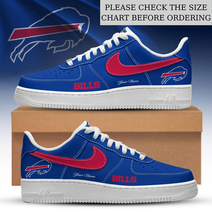 FLASH SALE - NEW CUSTOMIZED NFL03 BFB BUFFALO BILLS AF1 SHOES