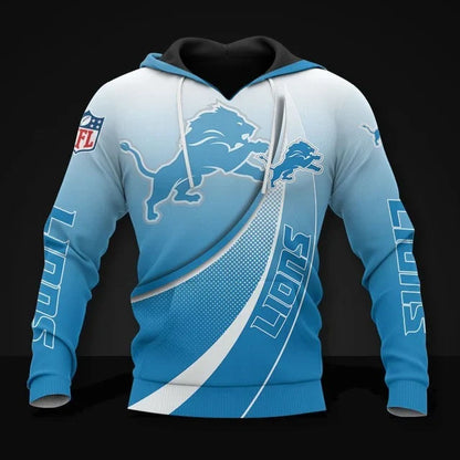 FINAL SALE - NEW CUSTOMIZED NFL04 DTL DETROIT LIONS POLO SHIRT, ZIP POLO SHIRT, T-SHIRT, HOODIE, ZIP HOODIE & SWEATSHIRT