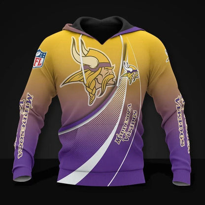 FINAL SALE - NEW CUSTOMIZED NFL05 MVK MINNESOTA VIKINGS POLO SHIRT, ZIP POLO SHIRT, T-SHIRT, HOODIE, ZIP HOODIE & SWEATSHIRT