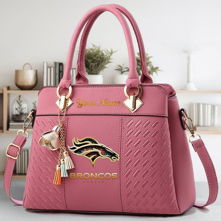 LIMITED EDITION - NEW CUSTOMIZED NFL13 DVB DENVER BRONCOS LUXURY HANDBAG IN MULTIPLE COLORS
