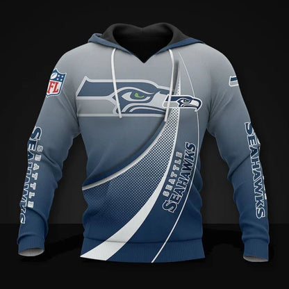 FINAL SALE - NEW CUSTOMIZED NFL06 SSH SEATTLE SEAHAWKS POLO SHIRT, ZIP POLO SHIRT, T-SHIRT, HOODIE, ZIP HOODIE & SWEATSHIRT