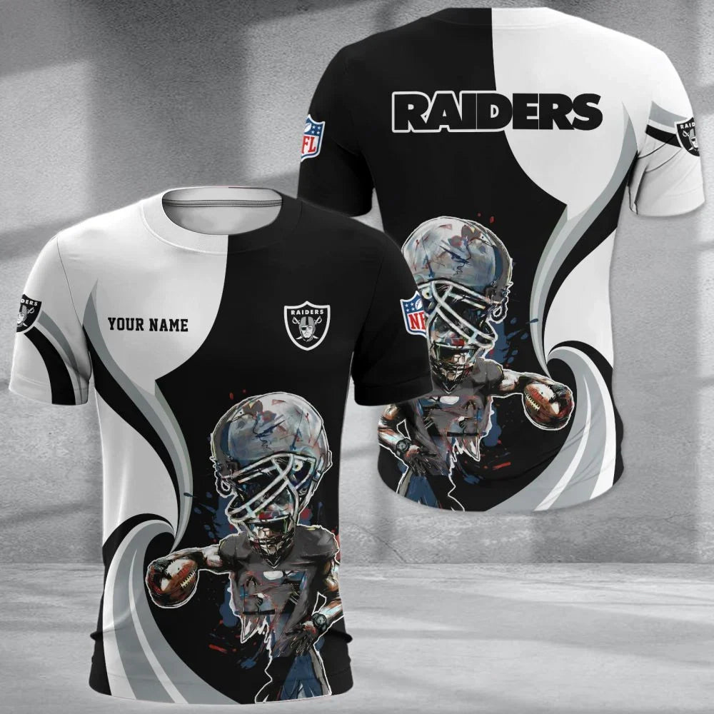 SPECIAL EDITION - NEW CUSTOMIZED NFL07 LVR LAS VEGAS RAIDERS T-SHIRT, POLO SHIRT, ZIP POLO SHIRT, SWEATSHIRT, HOODIE & ZIP HOODIE