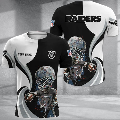 SPECIAL EDITION - NEW CUSTOMIZED NFL07 LVR LAS VEGAS RAIDERS T-SHIRT, POLO SHIRT, ZIP POLO SHIRT, SWEATSHIRT, HOODIE & ZIP HOODIE