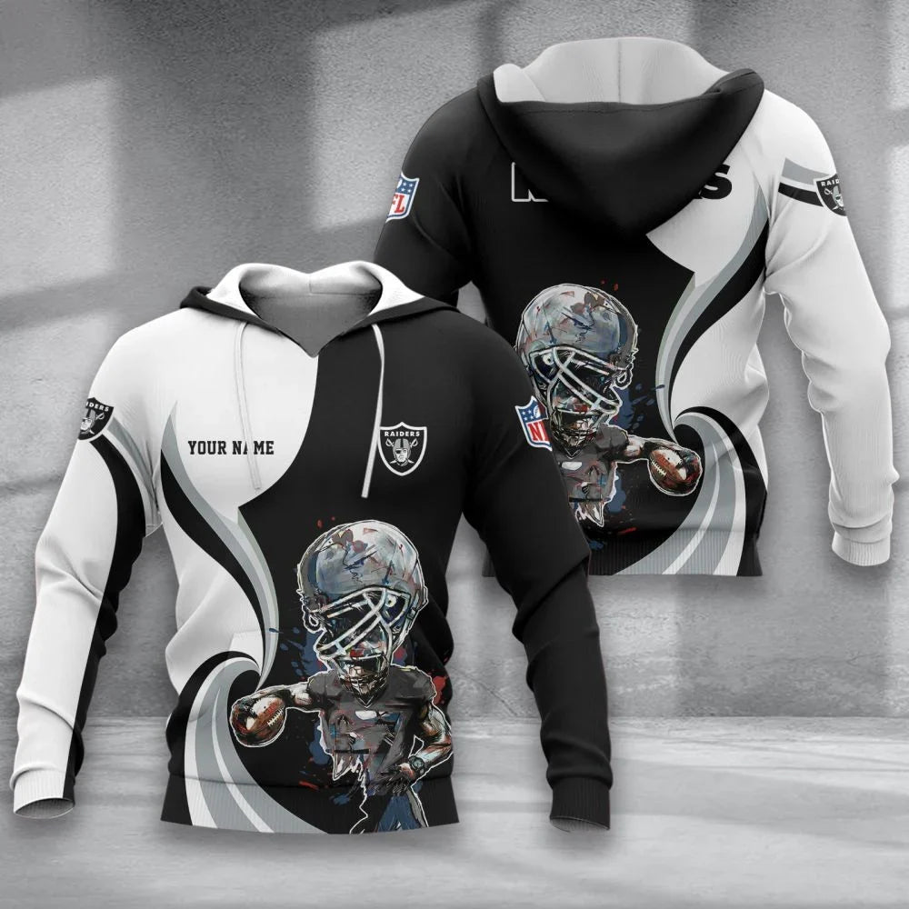 SPECIAL EDITION - NEW CUSTOMIZED NFL07 LVR LAS VEGAS RAIDERS T-SHIRT, POLO SHIRT, ZIP POLO SHIRT, SWEATSHIRT, HOODIE & ZIP HOODIE